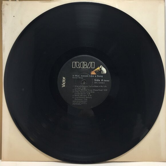 Ronnie Milsap It Was Almost Like A Song Vinyl LP Record VTG 77 RCA Country GenX - Picture 4 of 7